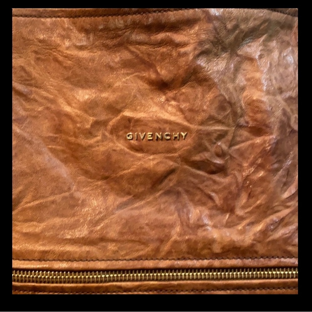 Givenchy Brown Leather Shoulder Bag with Gold Hardware - Picture 3 of 16